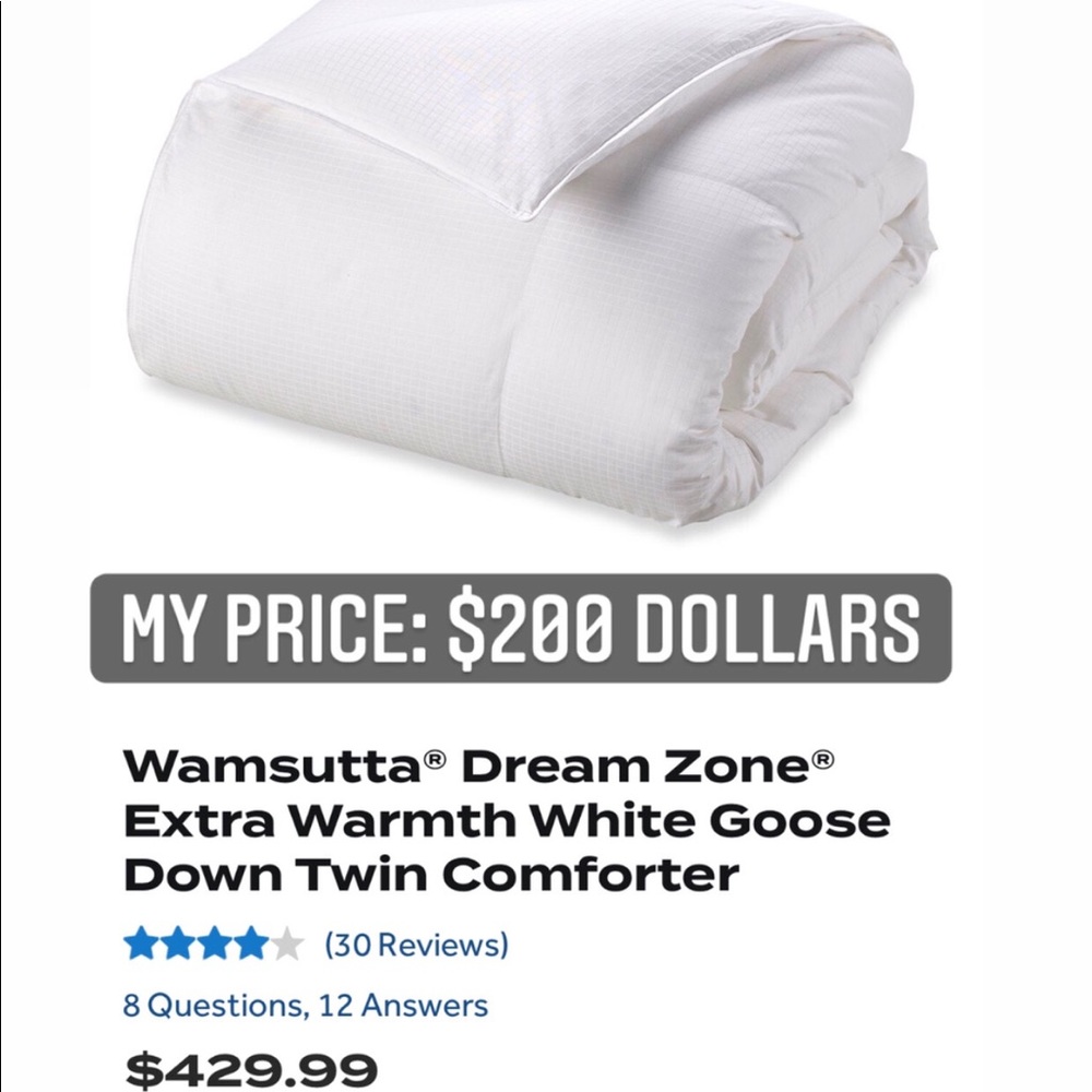Brand new twin size comforter